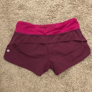 Lululemon speed up shorts